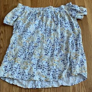 Off the shoulder blouse